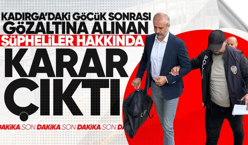 Kadırga’daki göçük sonrası gözaltına alınan şüpheliler hakkında karar çıktı
