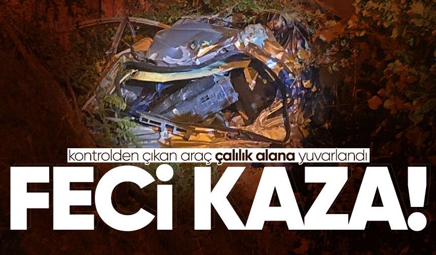 Kozlu'da gece vakti feci kaza! Yaralılar var