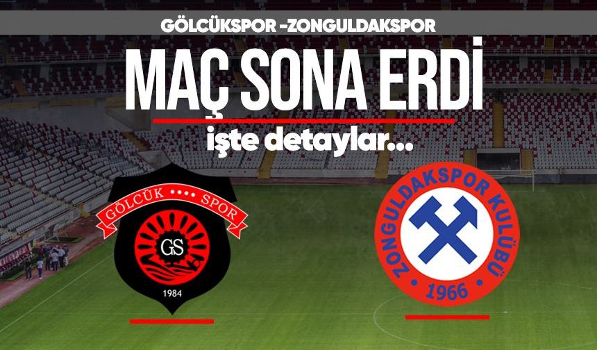 Zonguldakspor- Gölcükspor maçı sona erdi: Zonguldakspor’dan müthiş geri dönüş!