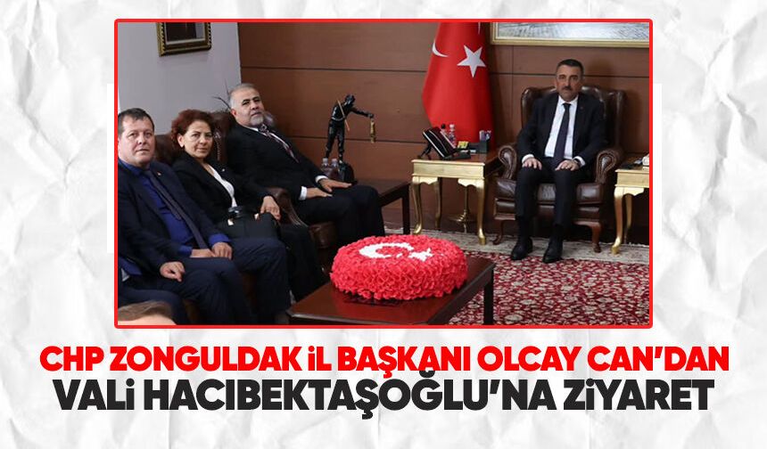 CHP Zonguldak İl Yönetiminden Vali Hacıbektaşoğlu’na ziyaret