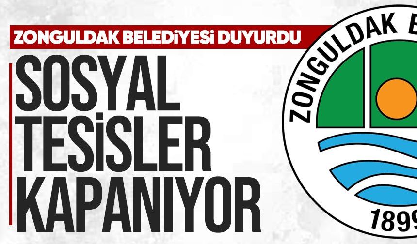 Zonguldak Belediyesi’nden yağış uyarısı: Sosyal tesisler kapatılıyor