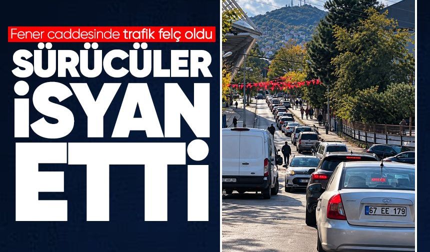 Zonguldak’ta Fener trafiği kilitlendi!