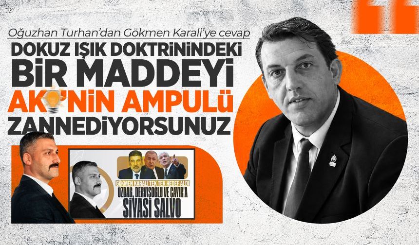 Turhan’dan Karali’ye cevap: "Milliyetçilik biat yarışı değildir!"