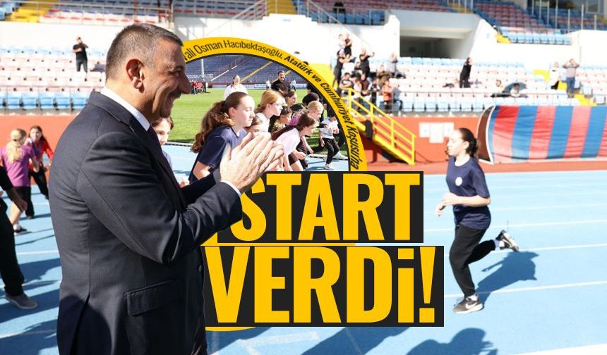 Vali Hacıbektaşoğlu, Atatürk ve Cumhuriyet Koşusu'nun startını verdi