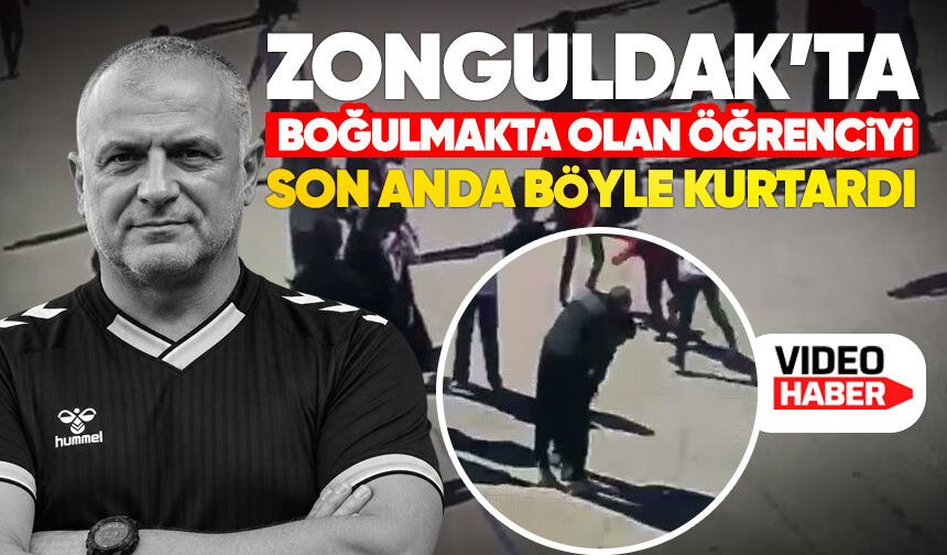 Zonguldak'ta nefessiz kalan öğrenciye son anda müdahale