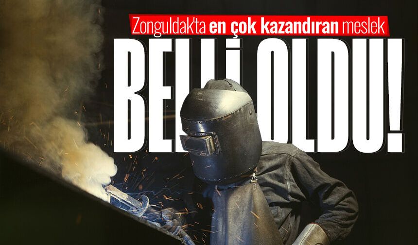 Zonguldak'ta en çok kazandıran meslek belli oldu!