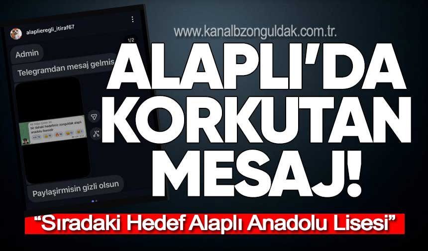 Alaplı'da büyük panik!