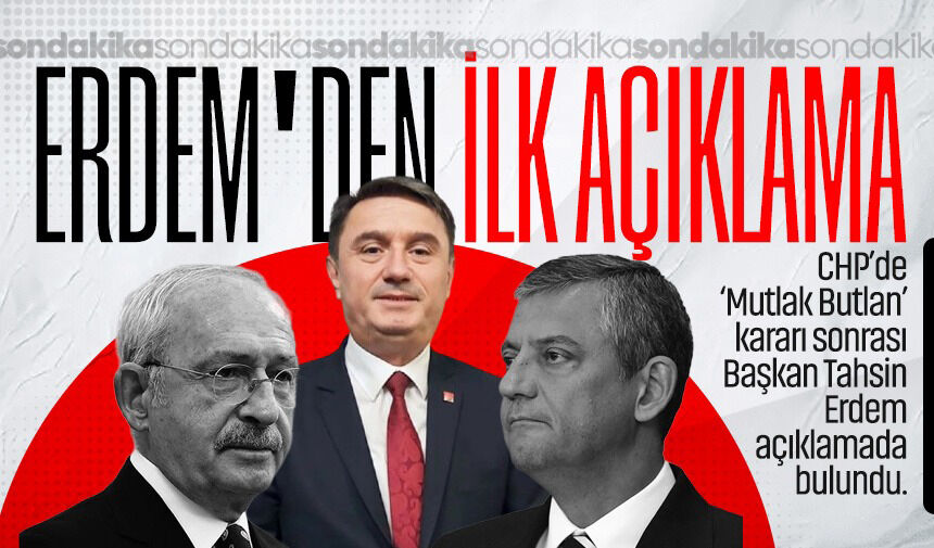 Belediye Başkanı Tahsin Erdem'den 'Mutlak Butlan' açıklaması