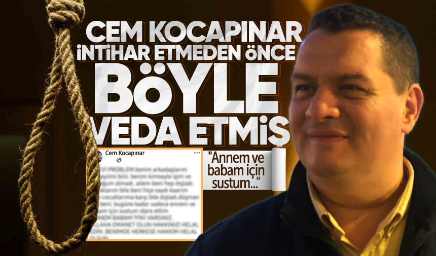 Cem Kocapınar'ın sosyal medya paylaşımı ortaya çıktı! "Annem ve babam için sustum..."