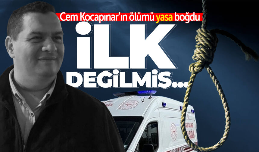 İlçe yasa boğuldu: Cem Kocapınar daha önce de intih*r girişiminde bulunmuş!