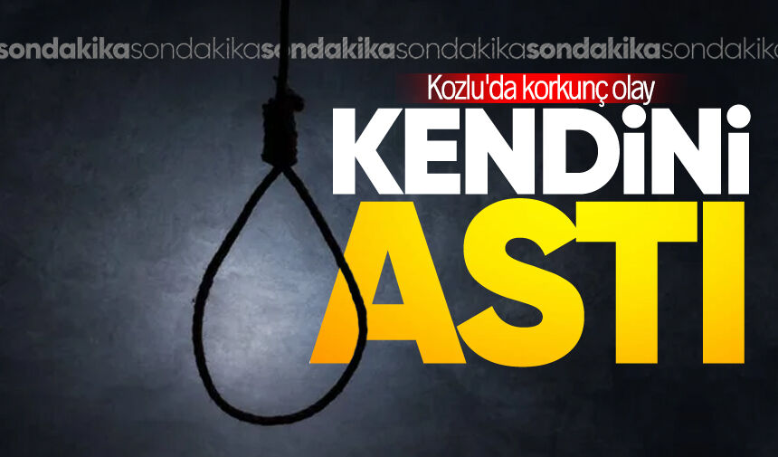 Kozlu'da bir şahıs kendini asarak intih*r girişiminde bulundu!