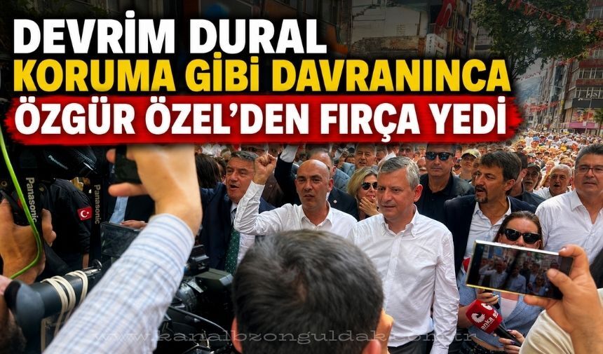 Devrim Dural'ın hareketleri Özgür Özel'i rahatsız etti