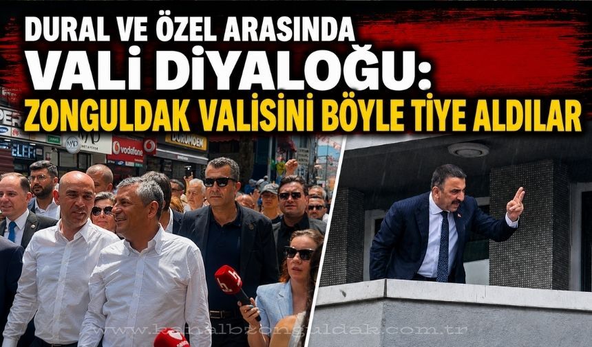 Devrim Dural ve Özgür Özel arasında Zonguldak Valisi diyaloğu: Valiyi tiye aldı!