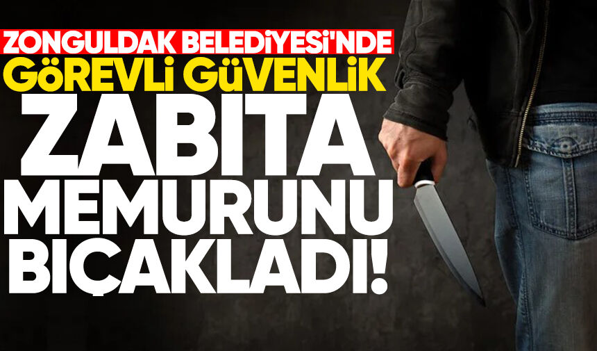 Zonguldak Belediyesi'nde görevli güvenlik, zabıta memurunu silahla vurdu