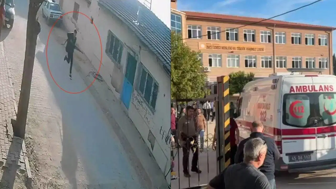 Manisa’da okul önünde silahlı saldırı: 10 yaralı
