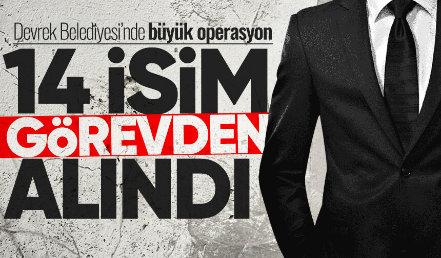 Devrek Belediyesi’nde görev değişikliği: 14 isim görevden alındı