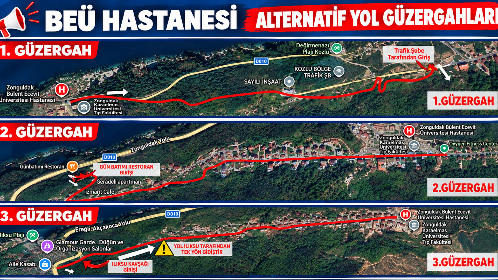 Güzergahlar