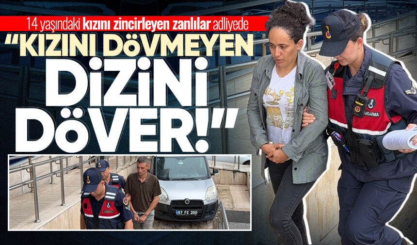 Kızını zincirle bağladığı iddia edilen babadan şoke eden sözler: “Kızını dövmeyen dizini döver”