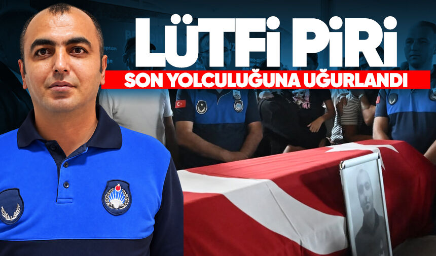 Kdz. Ereğli’de zabıta memuru Lütfi Piri son yolculuğuna uğurlandı