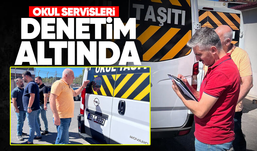 Kdz. Ereğli’de okul servisleri denetim altında