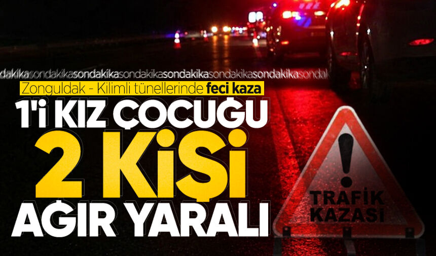 Tünellerde feci kaza: 18 yaşındaki sürücü ve 15 yaşındaki kız ağır yaralandı