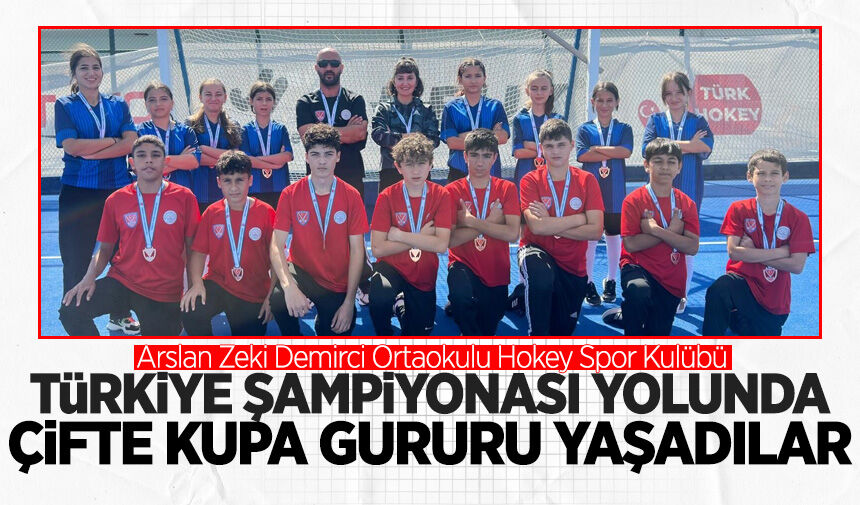 Türkiye Şampiyonası yolunda çifte kupa gurur yaşadılar