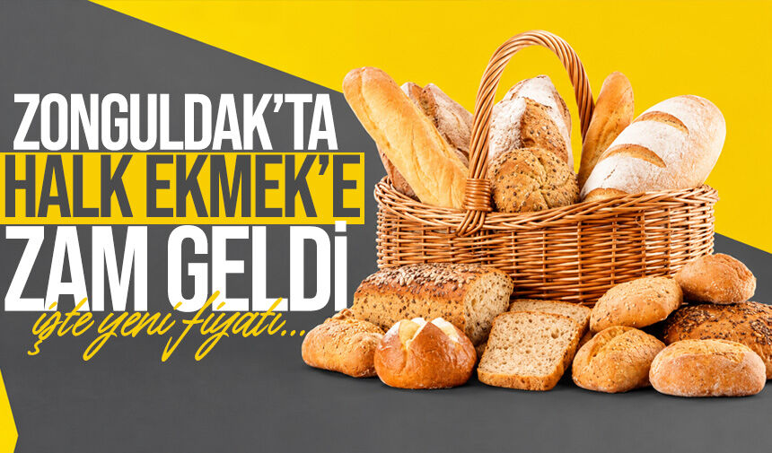 Zonguldak’ta Halk Ekmek’e zam geldi