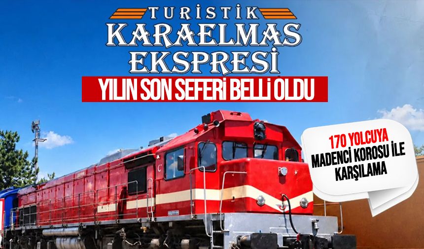 Karaelmas Ekspresi'nin 170 yolcusuna Zonguldak'ta madenci korosuyla karşılama