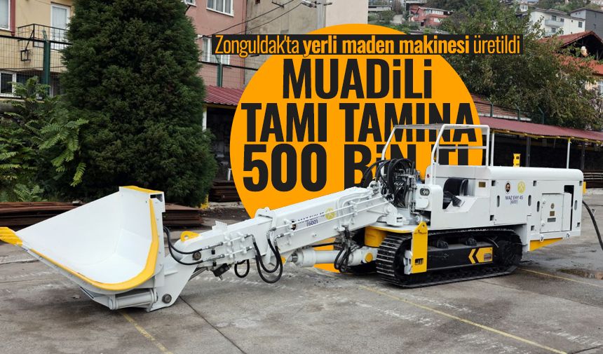 Zonguldak'ta yerli maden makinesi üretildi: İthal muadili 500 bin dolar